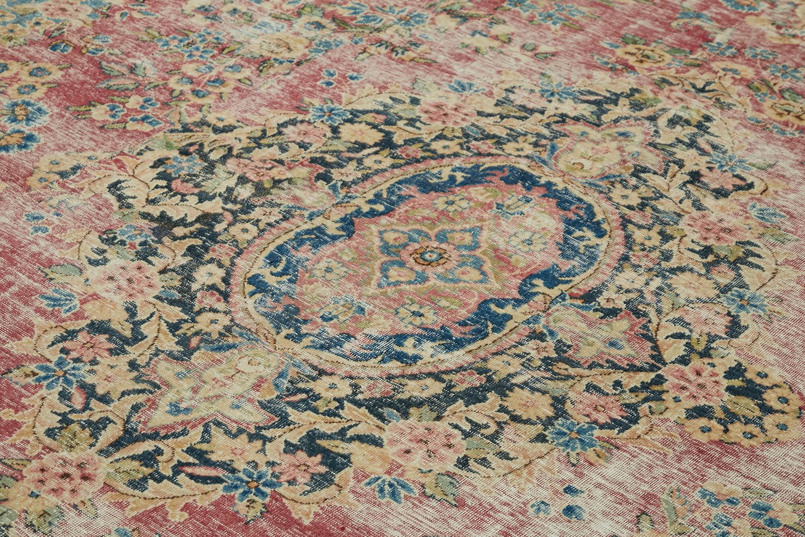 Handmade Beige Vintage Large Area Rug 292 Cm X 385 Cm photo 3044.0
