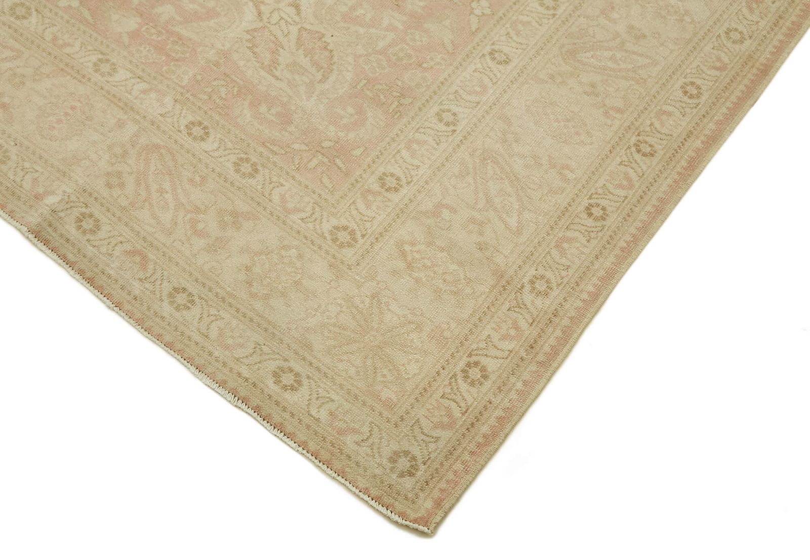Handmade Beige Vintage Large Area Rug 254 Cm X 397 Cm photo Textiles