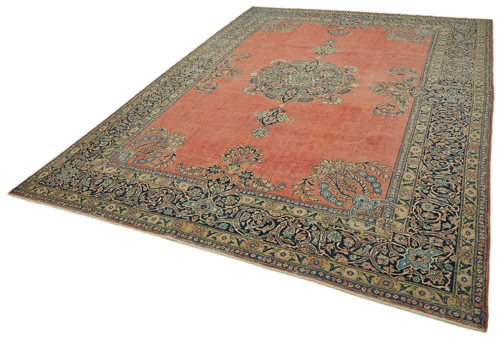 Handmade Red Vintage Large Area Rug 270 Cm X 365 Cm photo for sale
