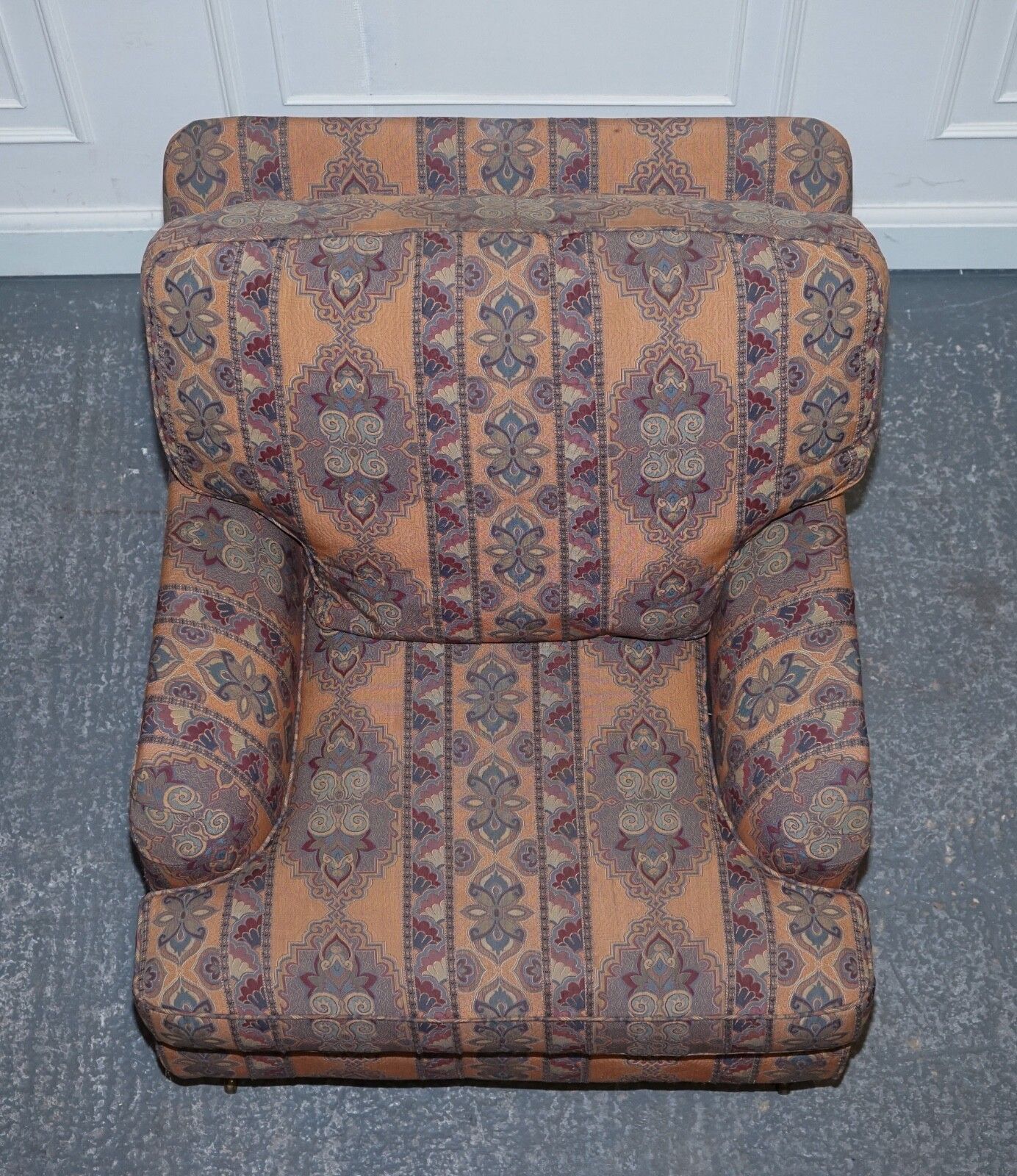 Lovely Multiyork Countryhouse Removable Fabric Howard Arm Style Lounge Armchair photo vintage