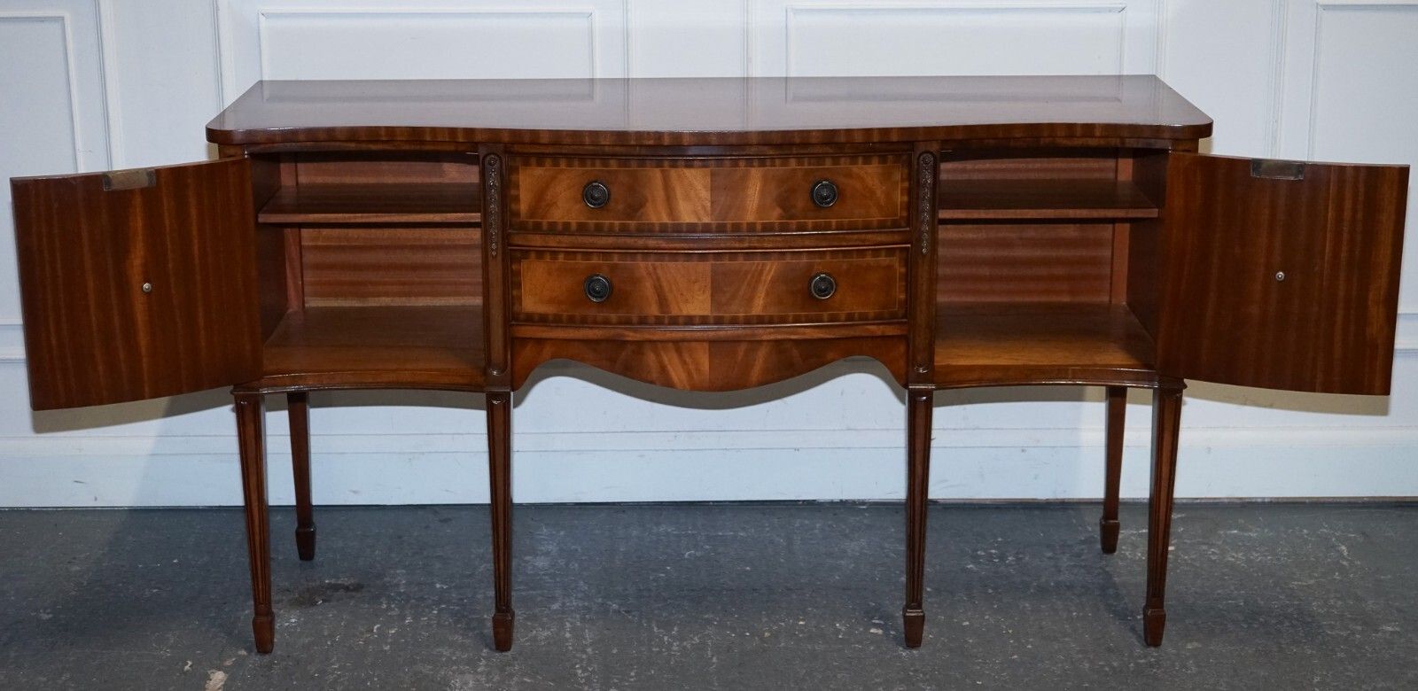 photo vinterior Vintage Edwardian Style Hardwood Sideboard Made By Jaycee Furniture