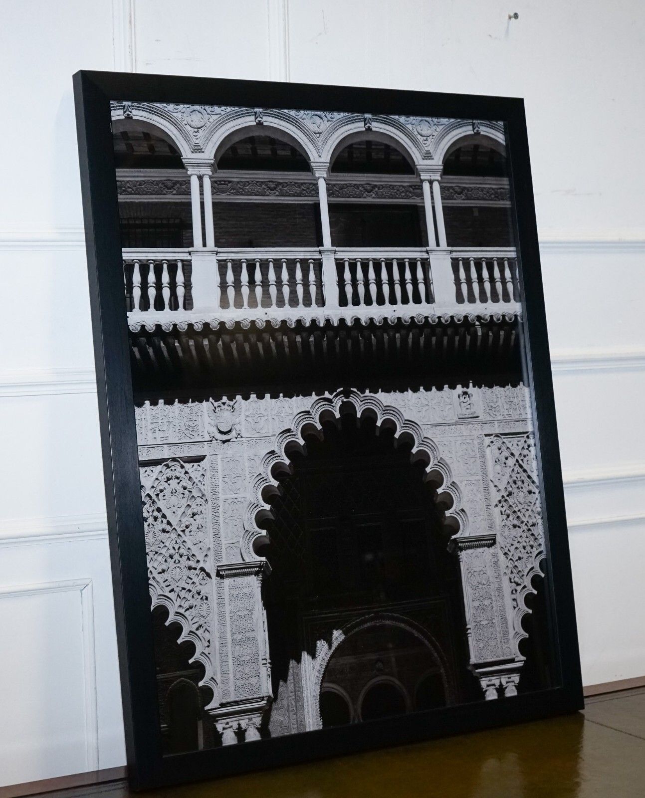 Beautiful Courtyard Of The Maidens In The Real Alcazar In Seville Picture Print photo for sale