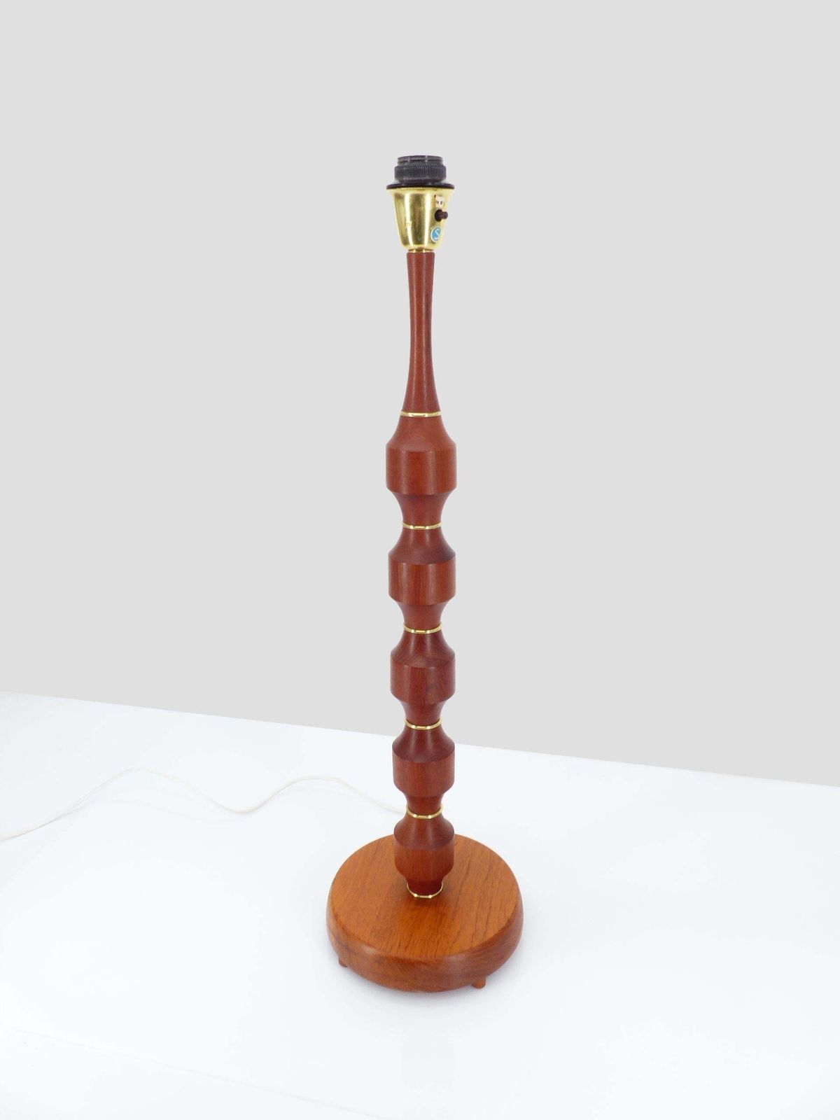 Scandinavian Teak Floor Lamp Base, Möllers Armaturfabrik 1960 photo furniture