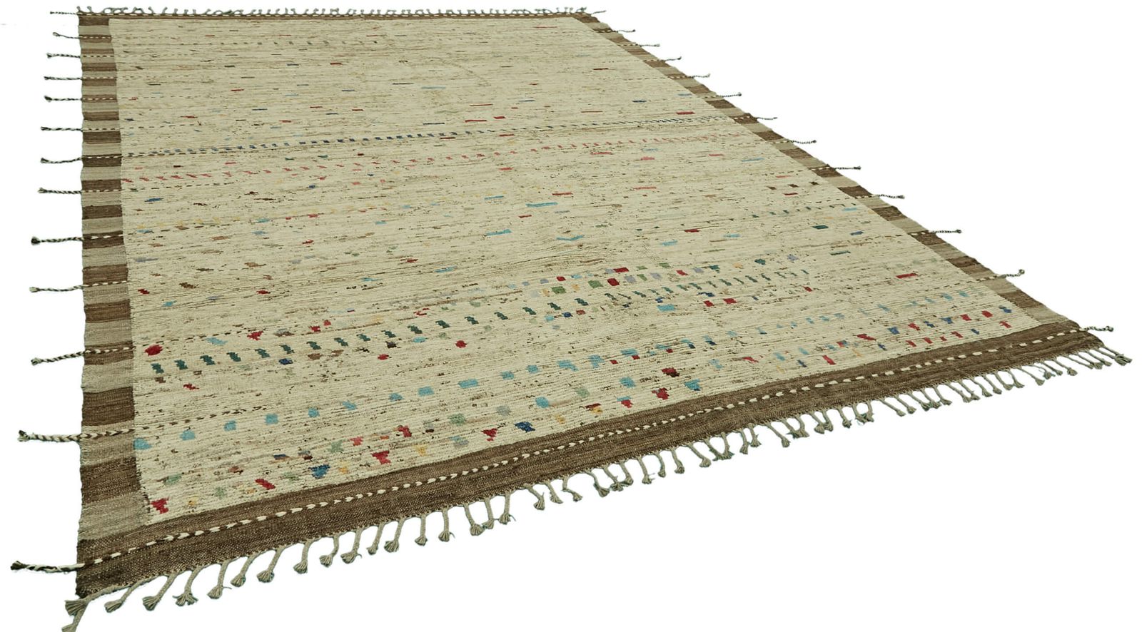 Handmade Beige Modern Decorative Tribal Rug 278 Cm X 370 Cm photo furniture