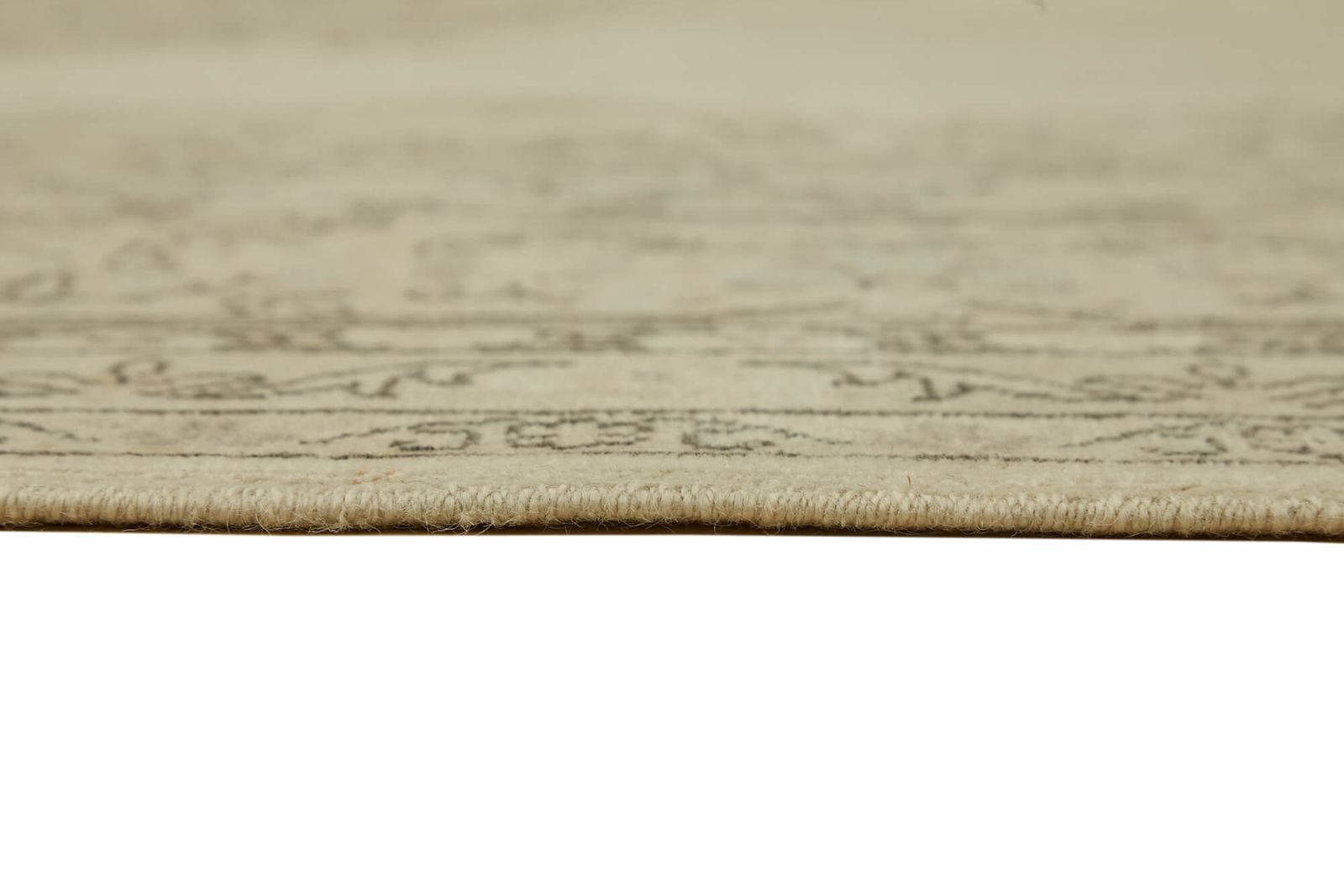 Handmade Beige Vintage Large Area Rug 262 Cm X 360 Cm photo vintage