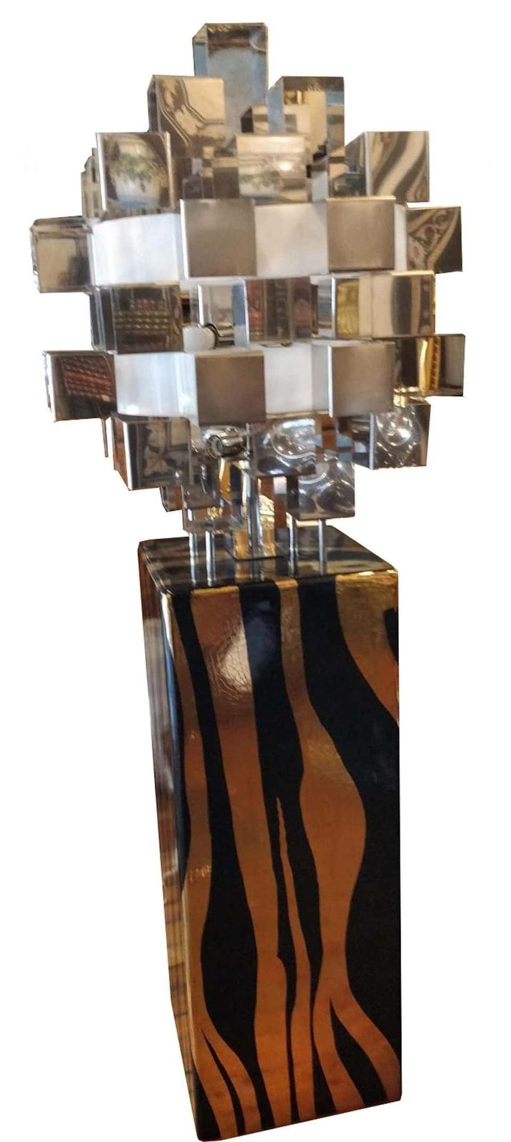 Luxurious Italian Floor Lamp By Antonio Meneghetti, Circa 1970 photo for sale