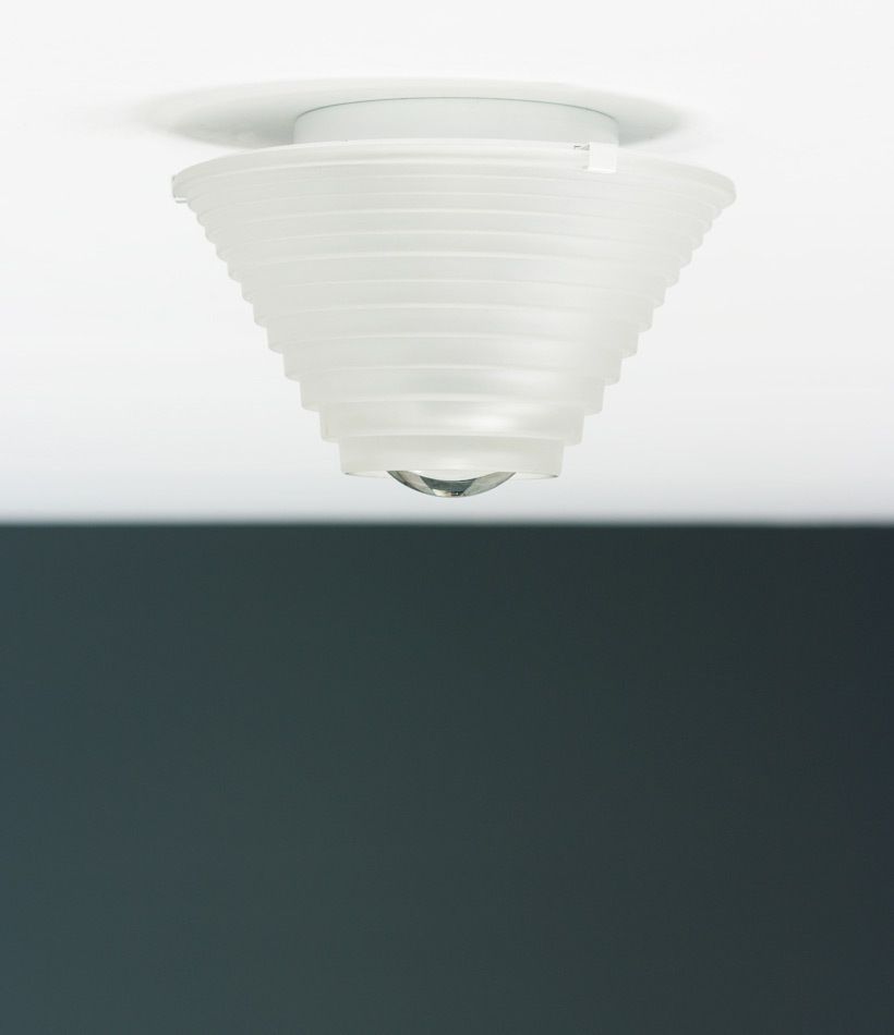 Angelo Mangiarotti Mid Century Egina Ceiling Light Artemide 1980 photo vintage