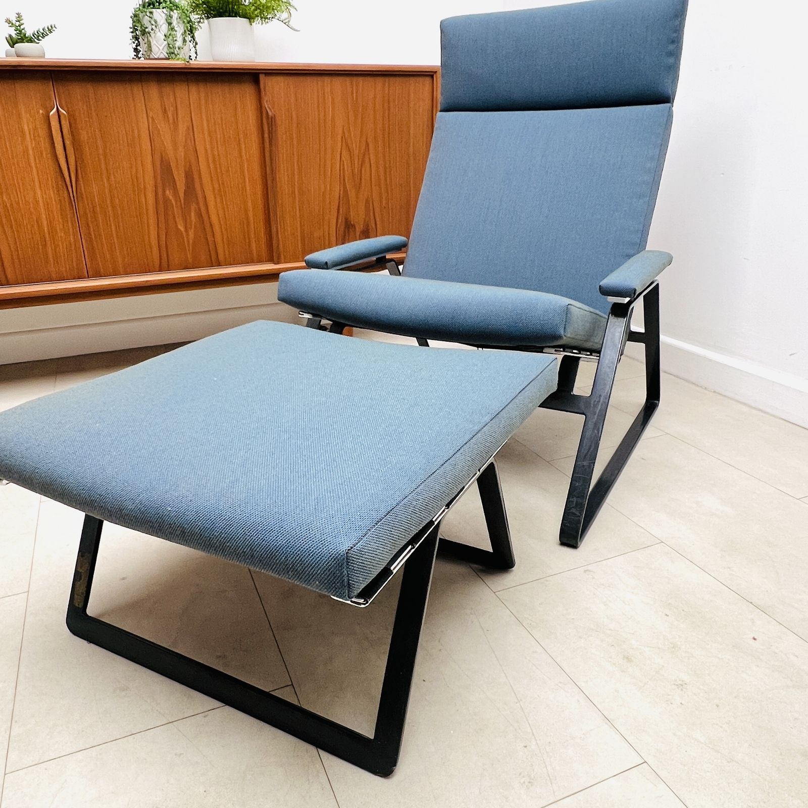 British Lounge Chair And Footstool By William Plunkett photo 2200.0