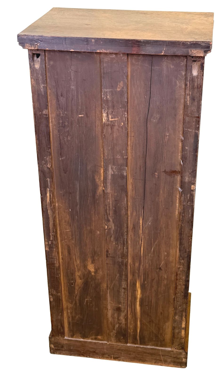 Mid 19th Century Burr Walnut Wellington Chest Of Drawers (England, Circa 1860) photo for sale