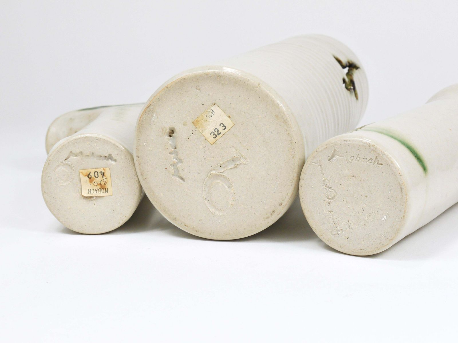 photo furniture Piet Knepper 3 Art Pottery Ceramic Studio Vases By Mobach, Netherlands, 1970s