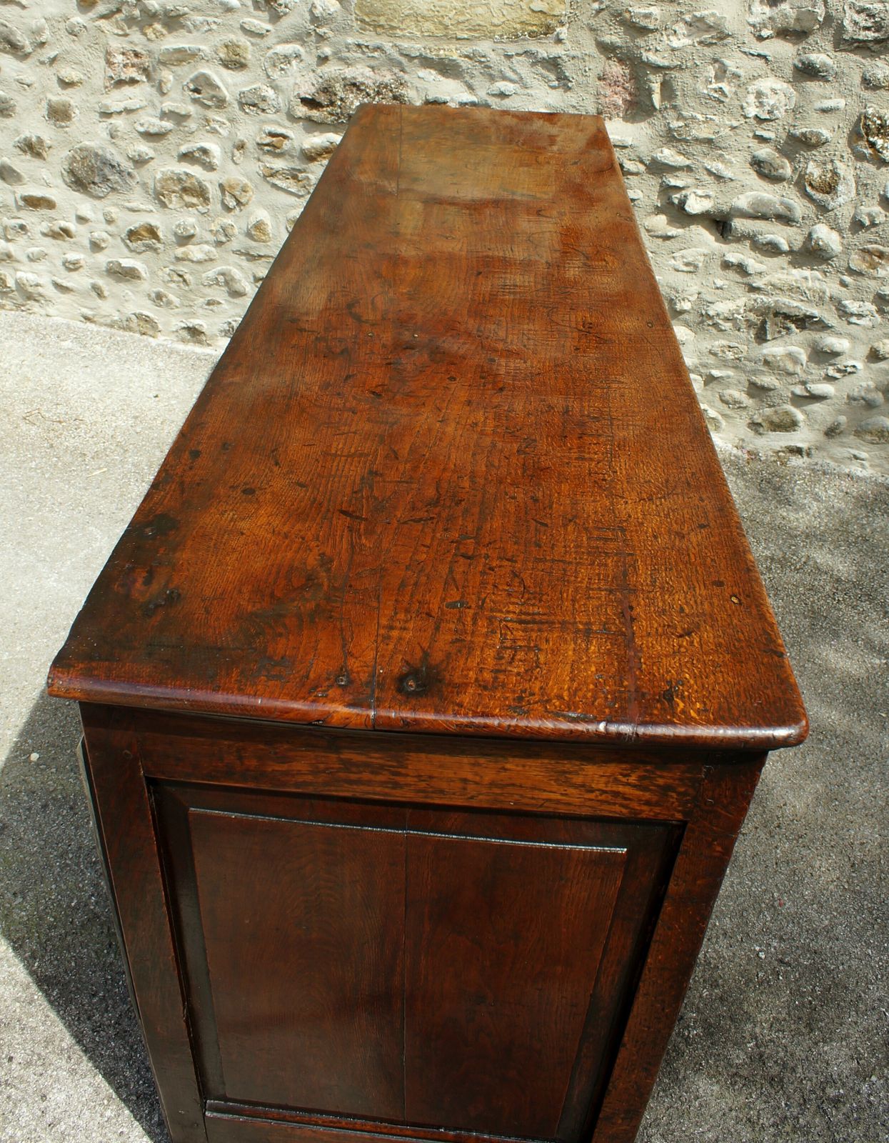 18th Century Oak Dresser., 18th Century And Earlier photo vintage
