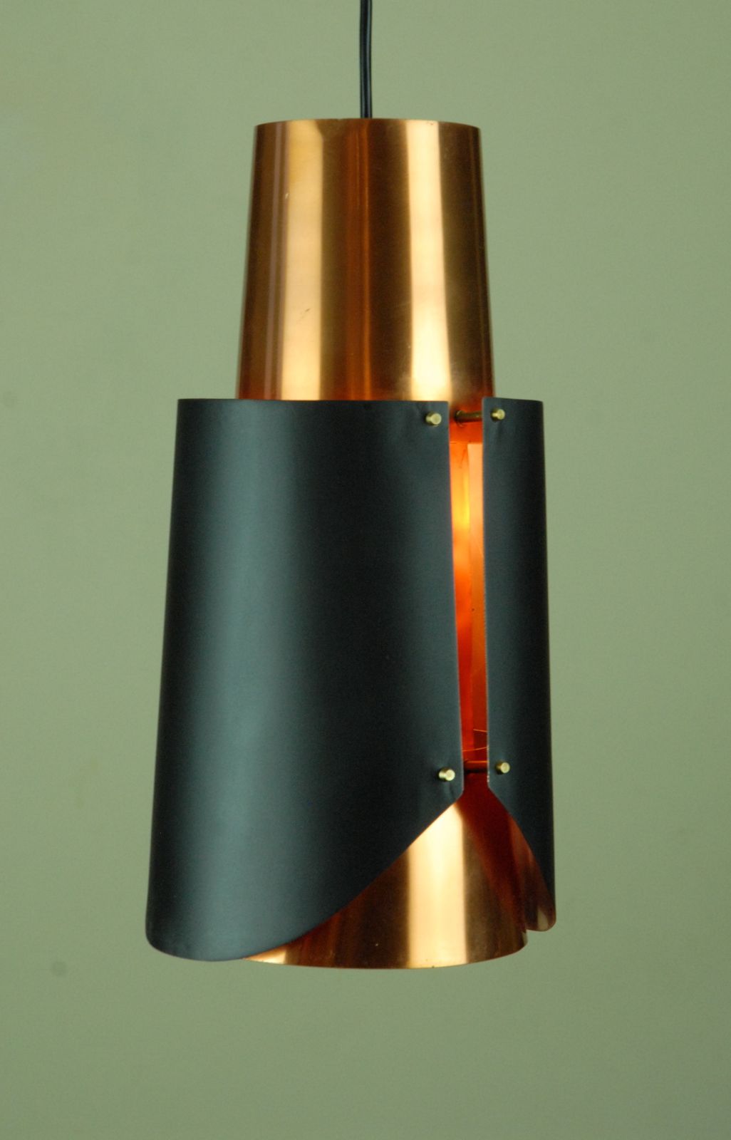 østerport Pendant Lamp Attributed To Bent Karlby For Lyfa, Denmark, 1960s photo for sale