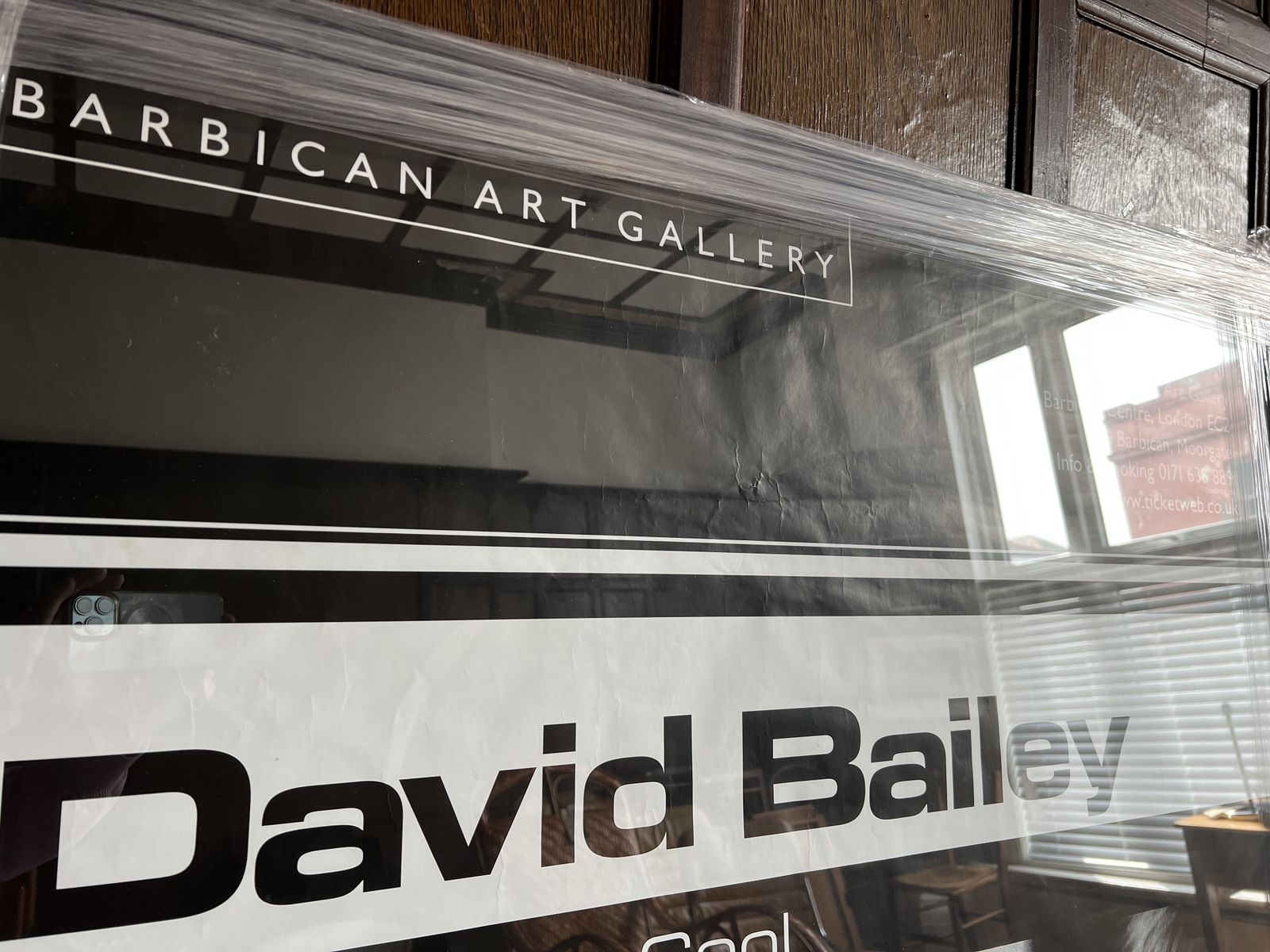 David Bailey Framed Exhibition Poster For The 'Birth Of The Cool' At Barbican Art Gallery 1999 photo vinterior
