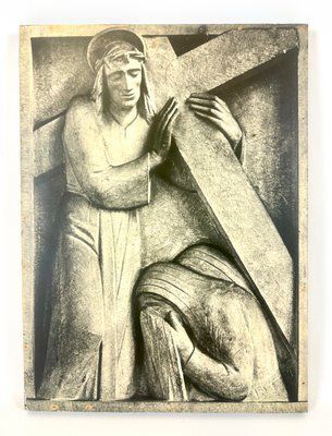 Brutalist Stations Of The Cross, Print On Board, 1960s, Set Of 3 photo furniture