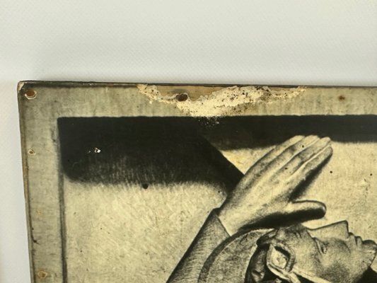 811.0 Brutalist Stations Of The Cross, Print On Board, 1960s, Set Of 3 photo
