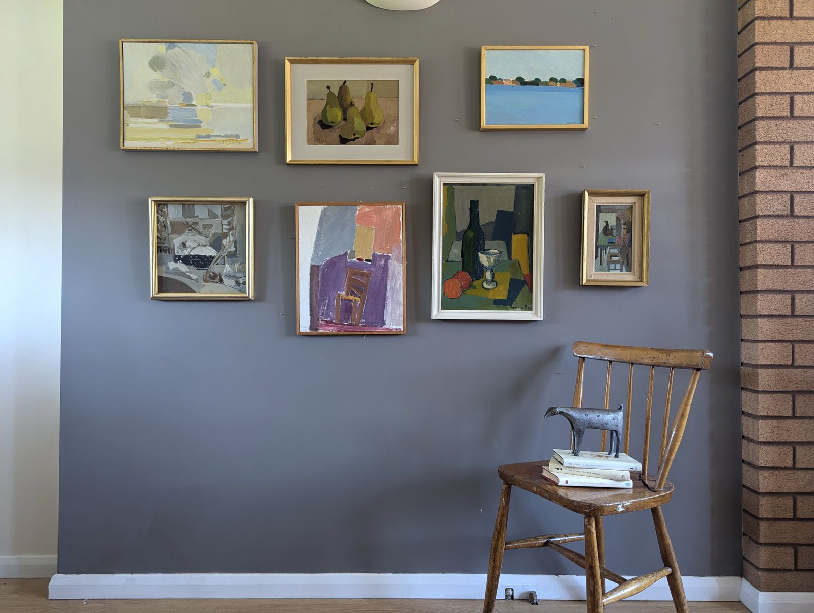 Chair By The Wall  Oil Painting photo Art