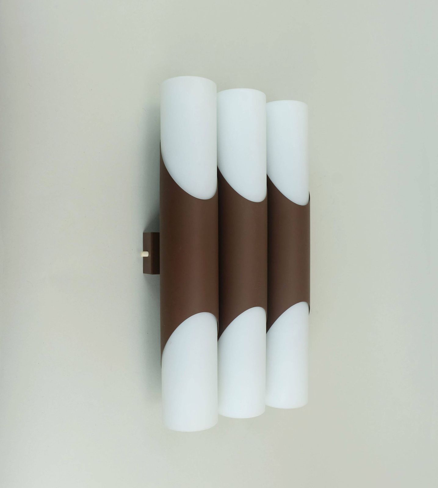Wall Lamp Design Klaus Link For Neuhaus Leuchten 1960s Metal Satin Glass photo Lighting