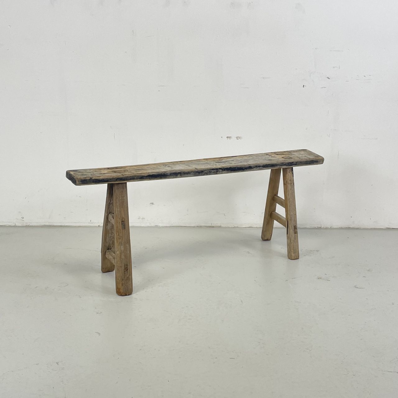 Rustic Wooden Pig Bench