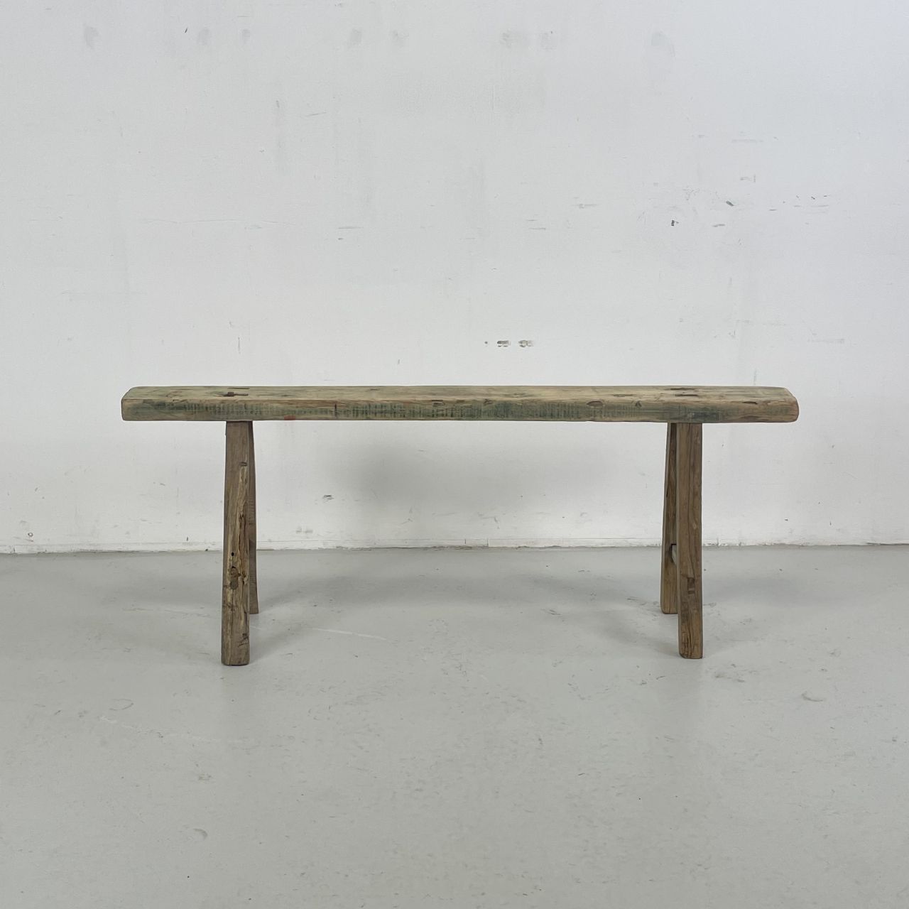 Rustic Wooden Pig Bench photo furniture