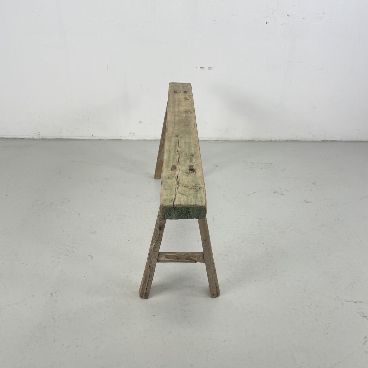 Rustic Wooden Pig Bench photo 217.0