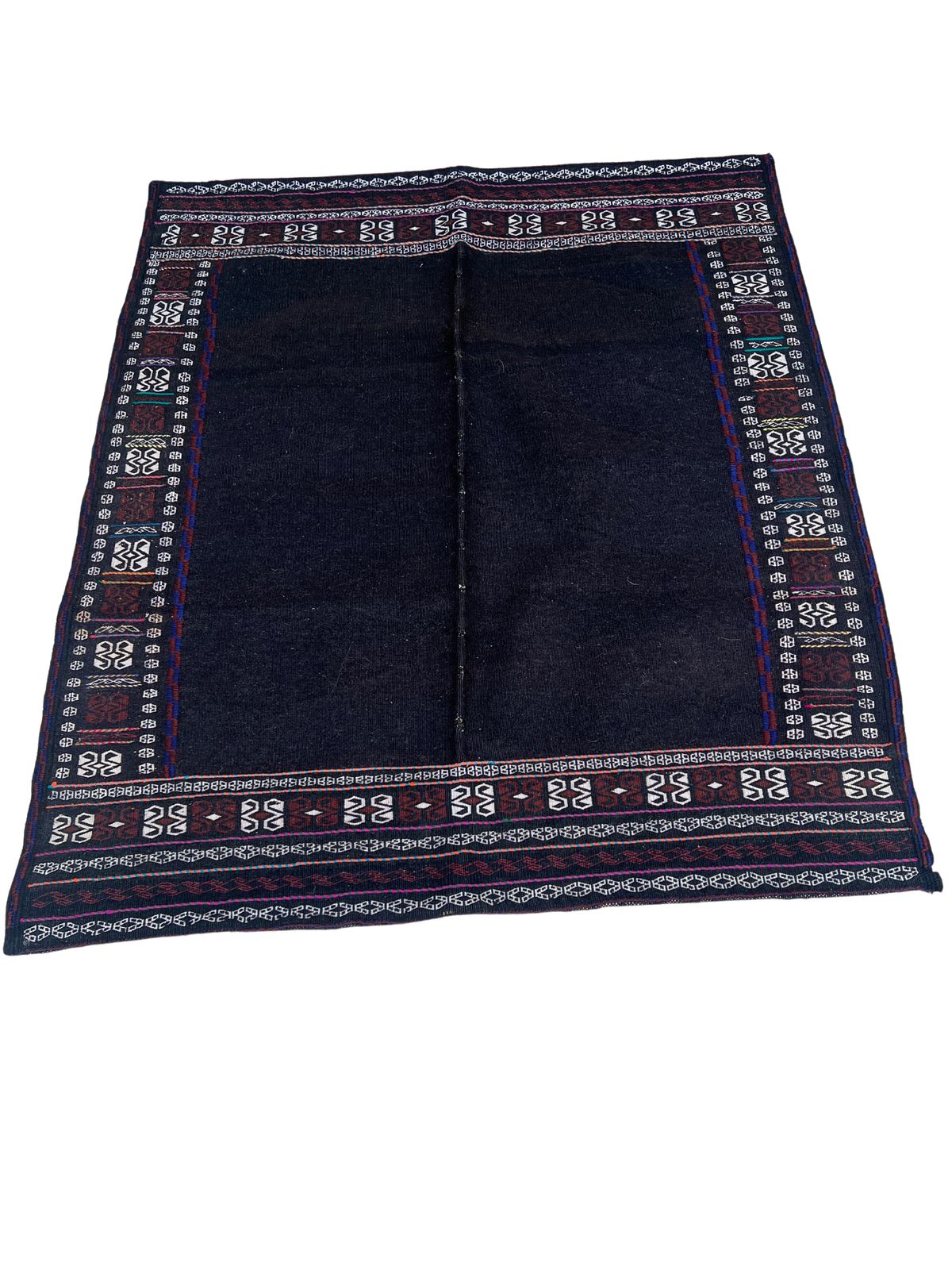Vintage Afshar Kilim, Mid 20th Century