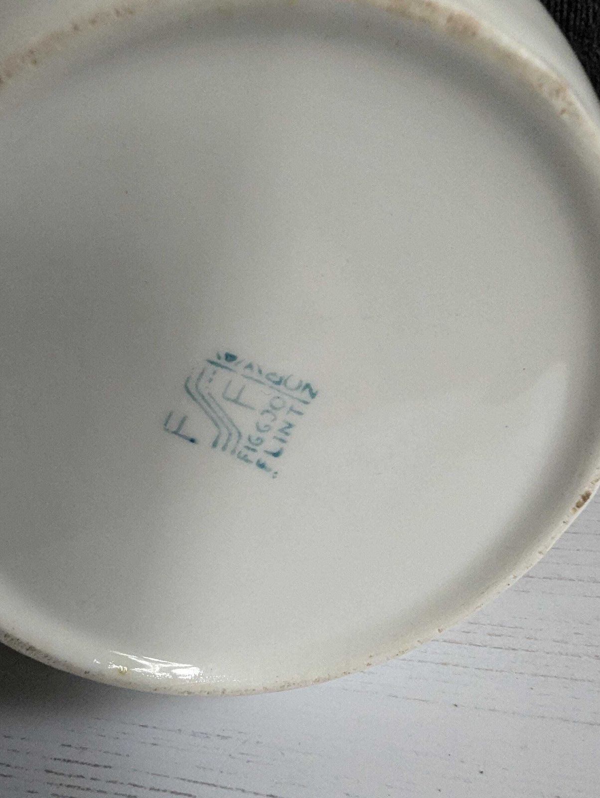 Figgjo Flint Norway Ceramic Coffee Set Coffee Pot 6 Cups 1950s 1960s Mid Century photo 75.0