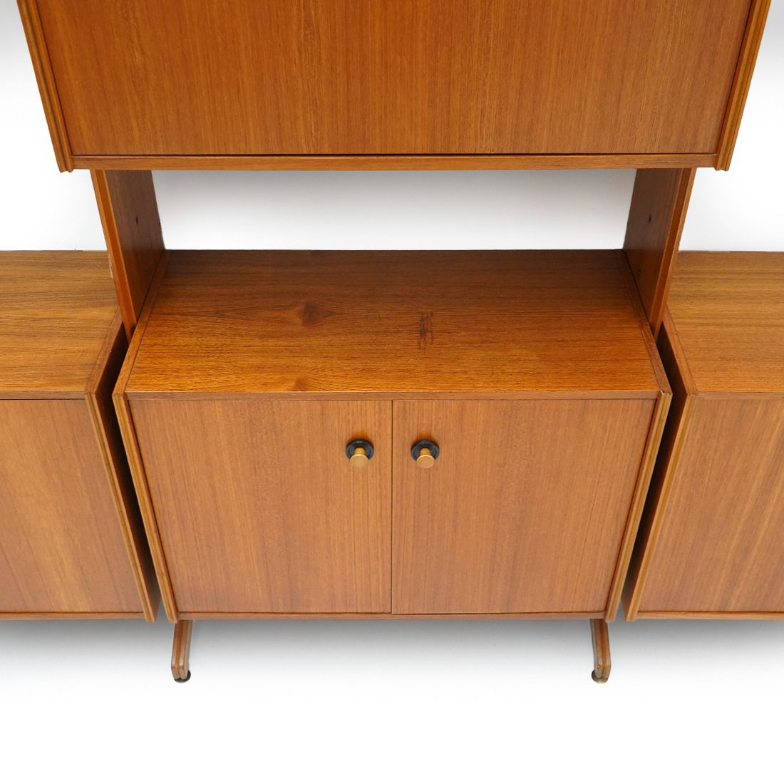 Furniture Bookcase With Wooden Uprights By Av Arredamenti Contemporanei, 1960s photo