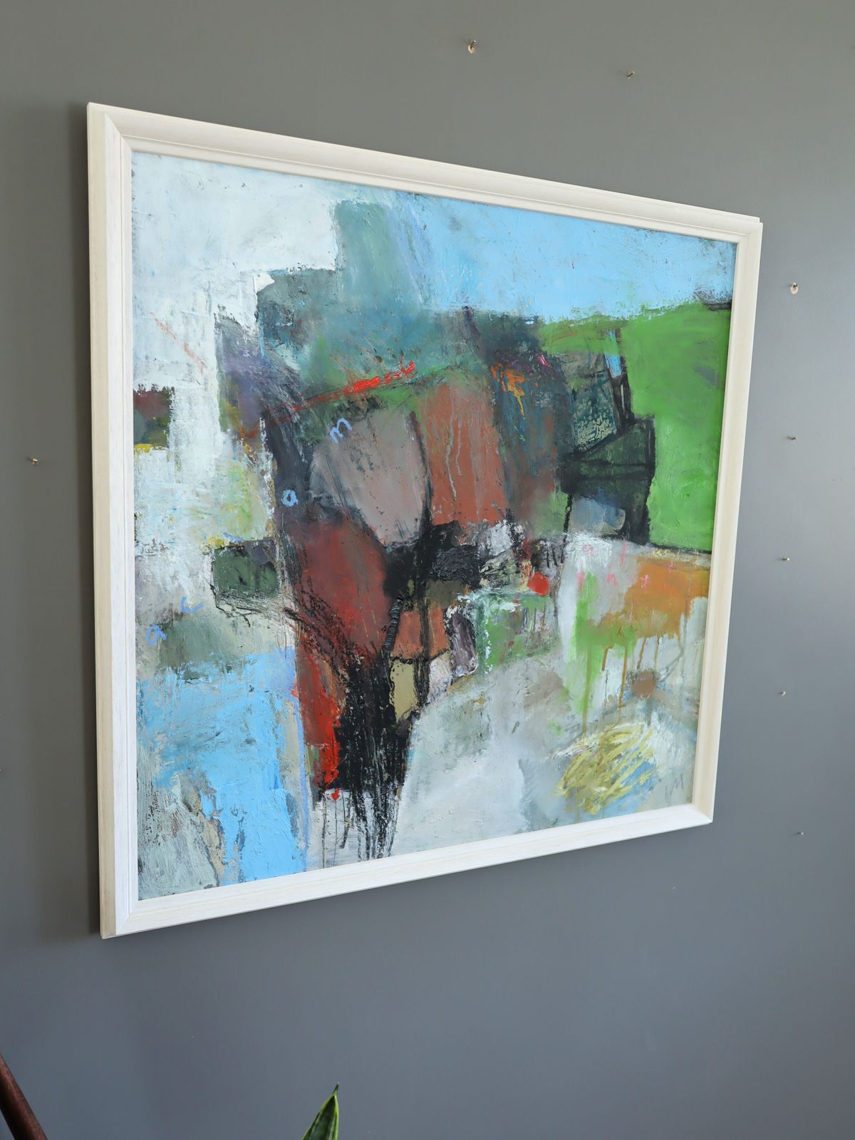 Southern Shore, Oil Painting, Modernist photo for sale