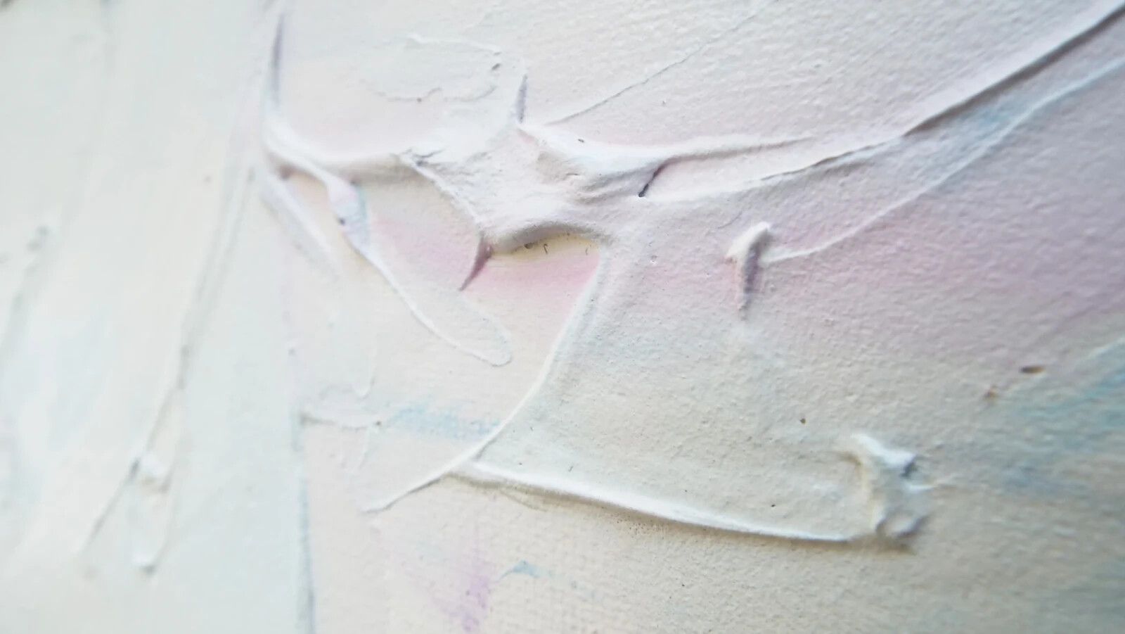 New Original Abstract Painting On Canvas Soothing Sky James Lucas 80x30cm photo 95.0