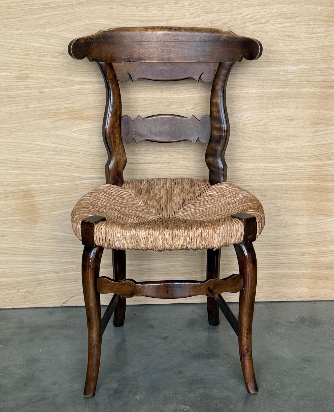 19th Set Of Six Spain Dining Chairswith Wide Cane Seats photo furniture