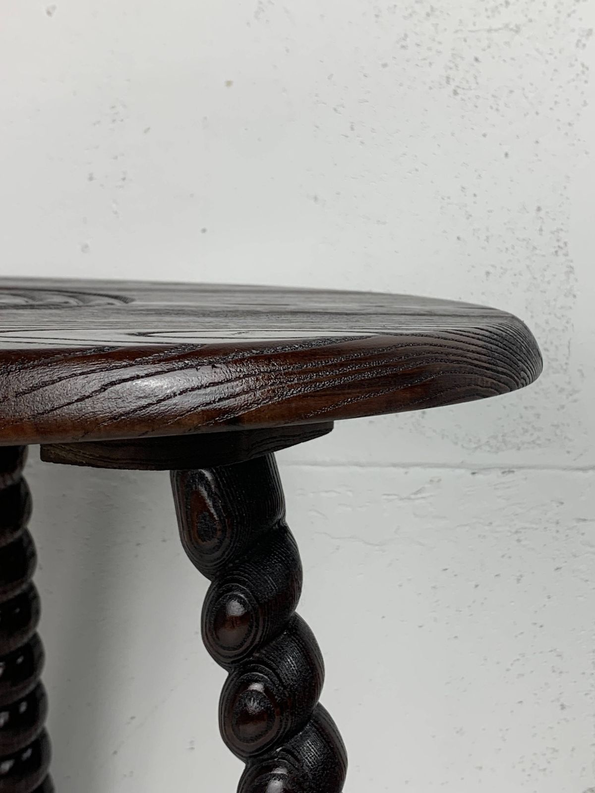 French Modernist Wood Turned Bobbin Side Sable In The Manner Of Charles Dud photo buy