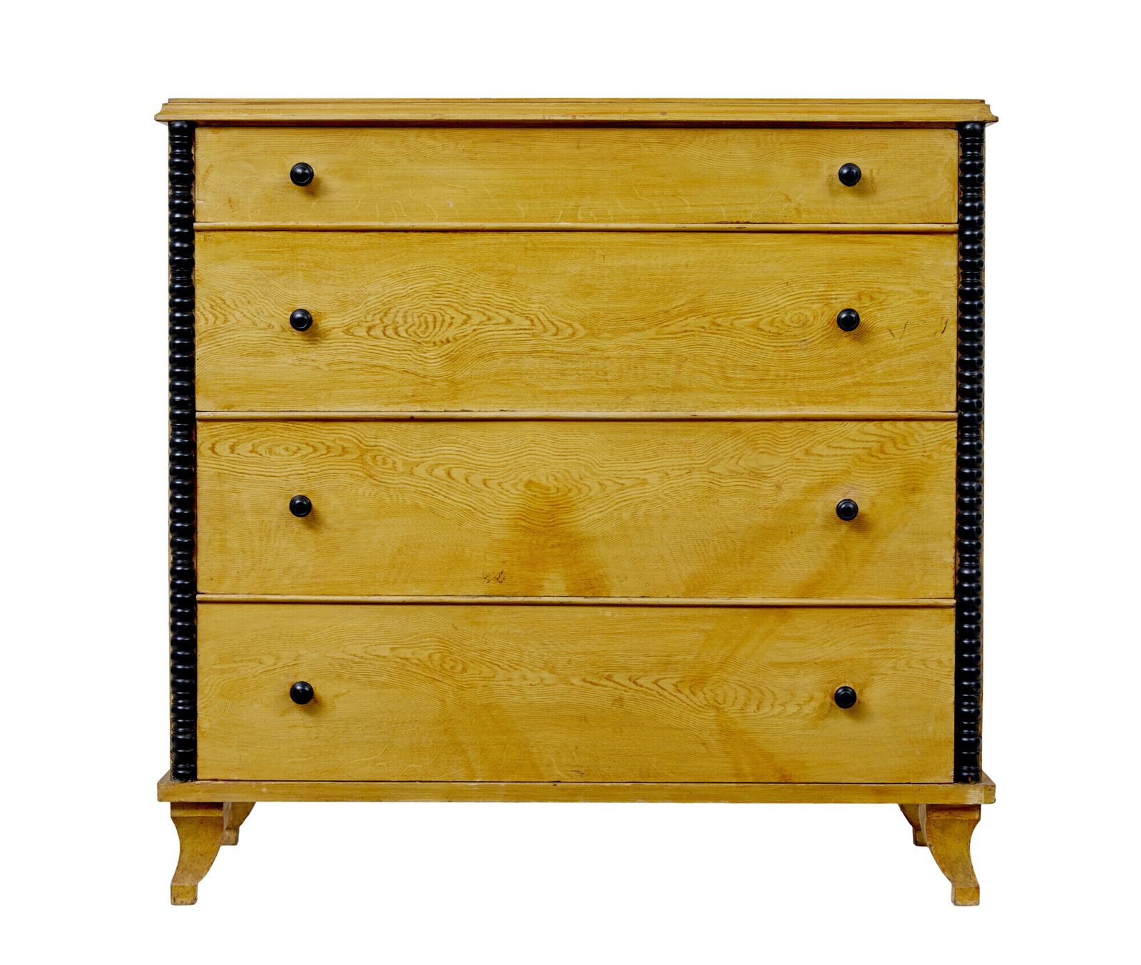 Northern Pine Mid 19th Century Swedish Painted Chest photo vinterior