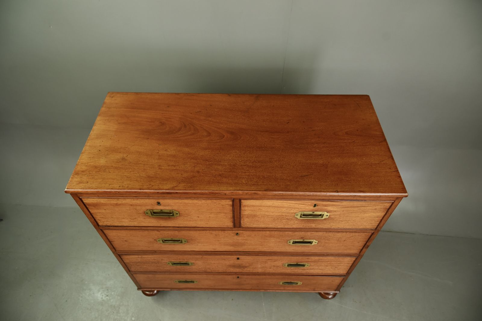 Victorian Mahogany Military Chest Of Drawers photo vinterior