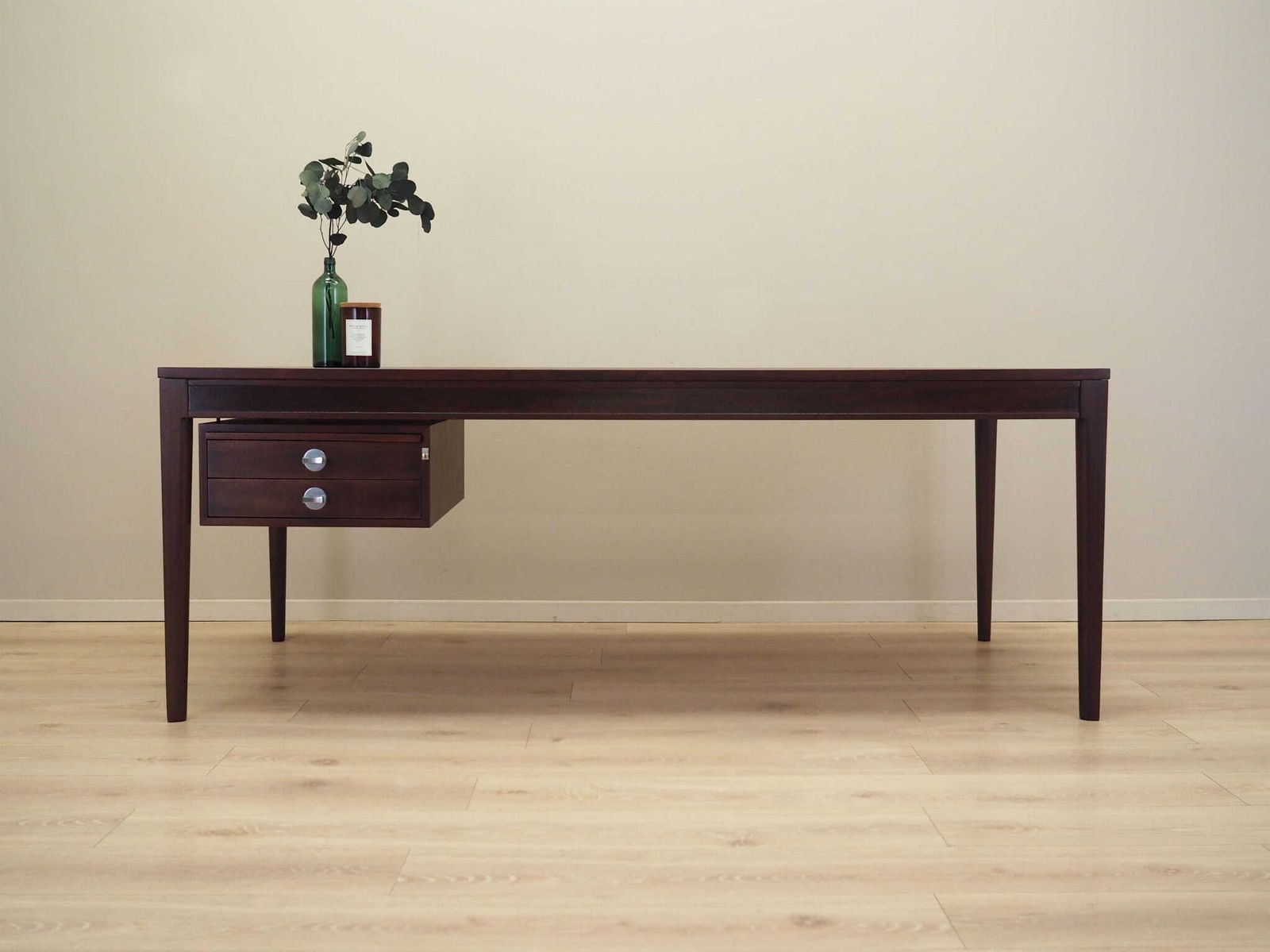 Mahonie Bureau, Deens Design, Jaren 1970, Ontwerper: Finn Juhl photo furniture