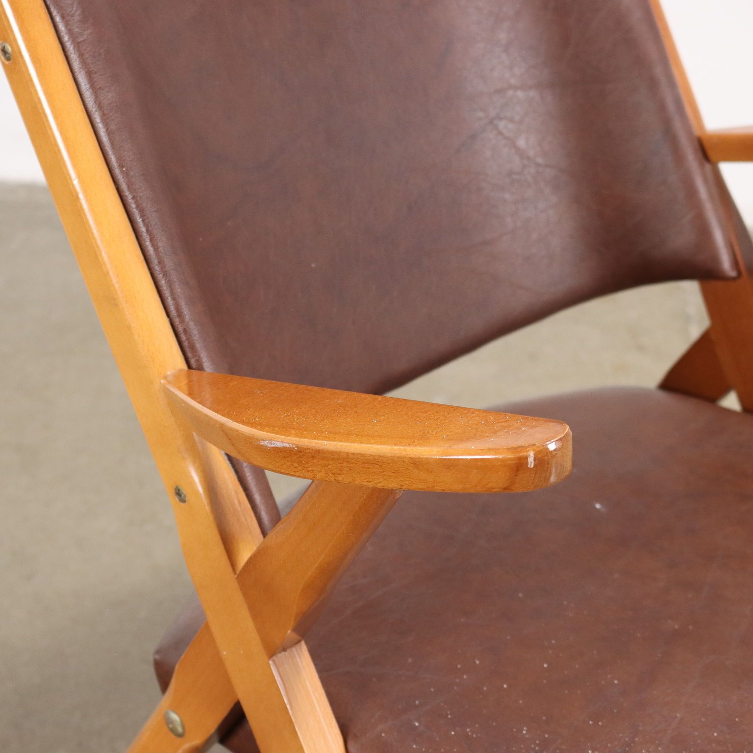 Armchair Leatherette Italy 1960s photo 270.0