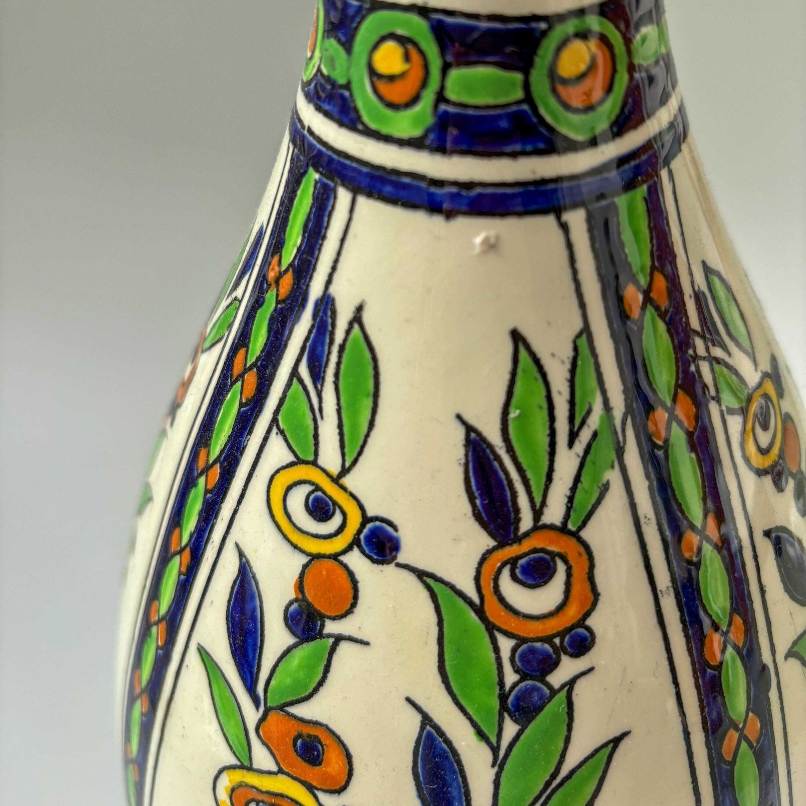 Art Deco Vase By Charles Catteau, Boch Freres photo Home Decor