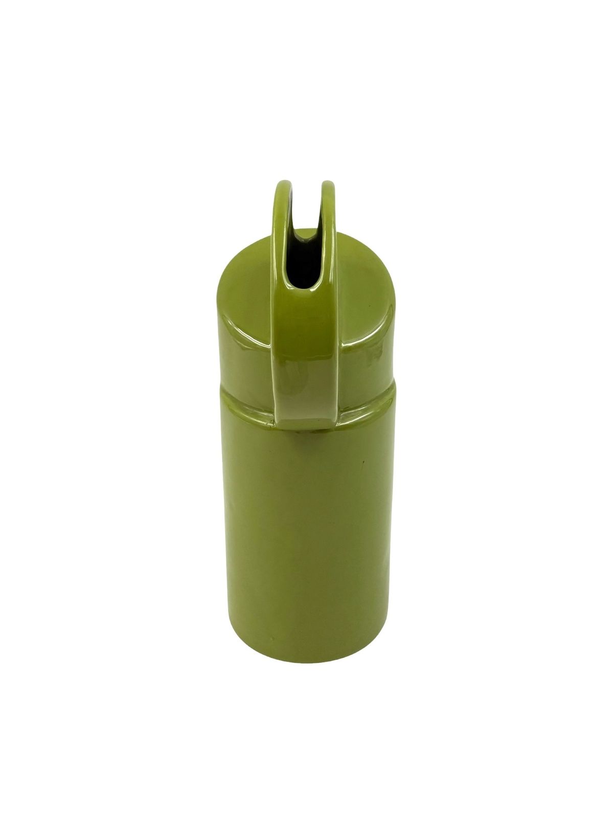 photo furniture Space Age Green Ceramic Vase, Pietro Arosio, Parravicini Italy Ca. 1960