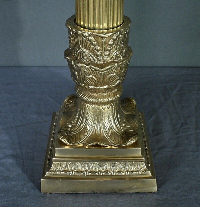 Important Bronze Candelabra, Louis XVI Style – Late 19th Century photo buy