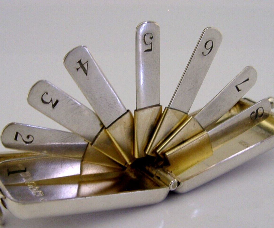 Rare Victorian Viscount Sterling Silver Butt Marker 1898 Antique Shooting