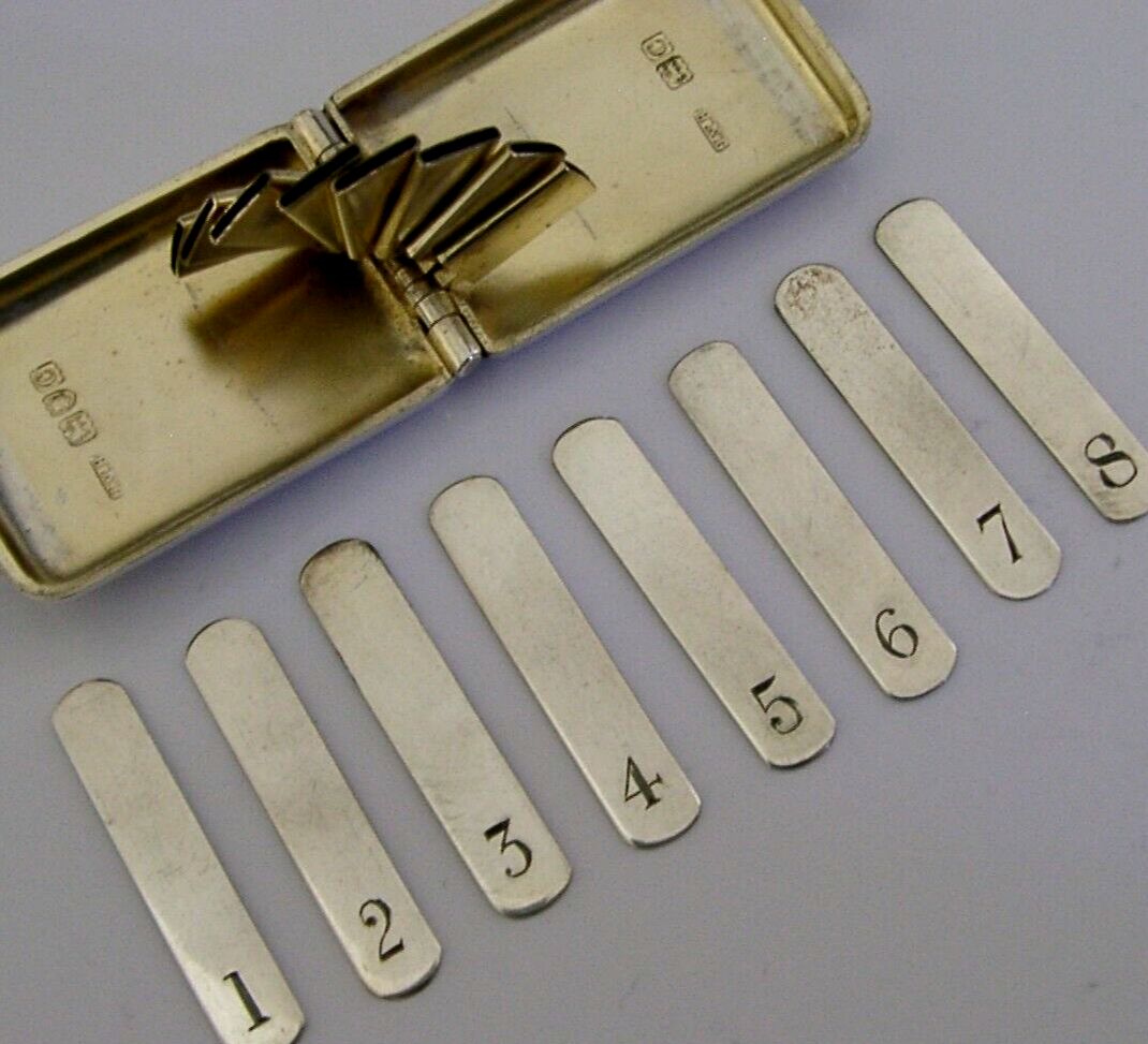 photo for sale Rare Victorian Viscount Sterling Silver Butt Marker 1898 Antique Shooting
