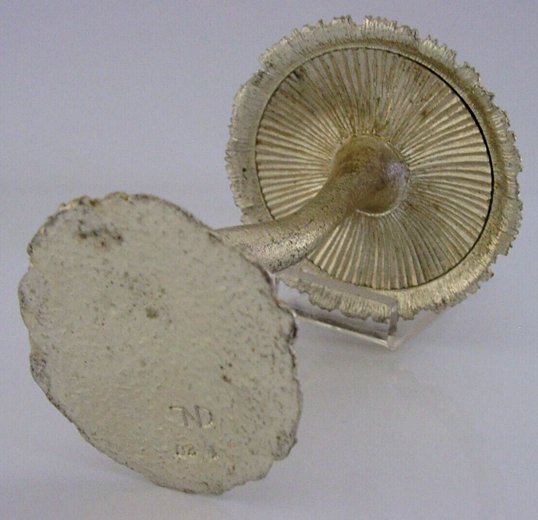 photo for sale Rare 1 Of 20 Sterling Silver Christopher Lawrence Mushroom 1976 256g Rabbits