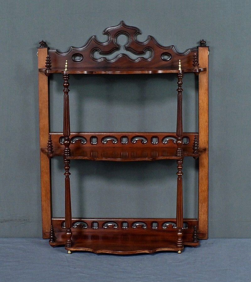 Mahogany Wall Shelf, Louis Philippe Period – Mid 19th Century