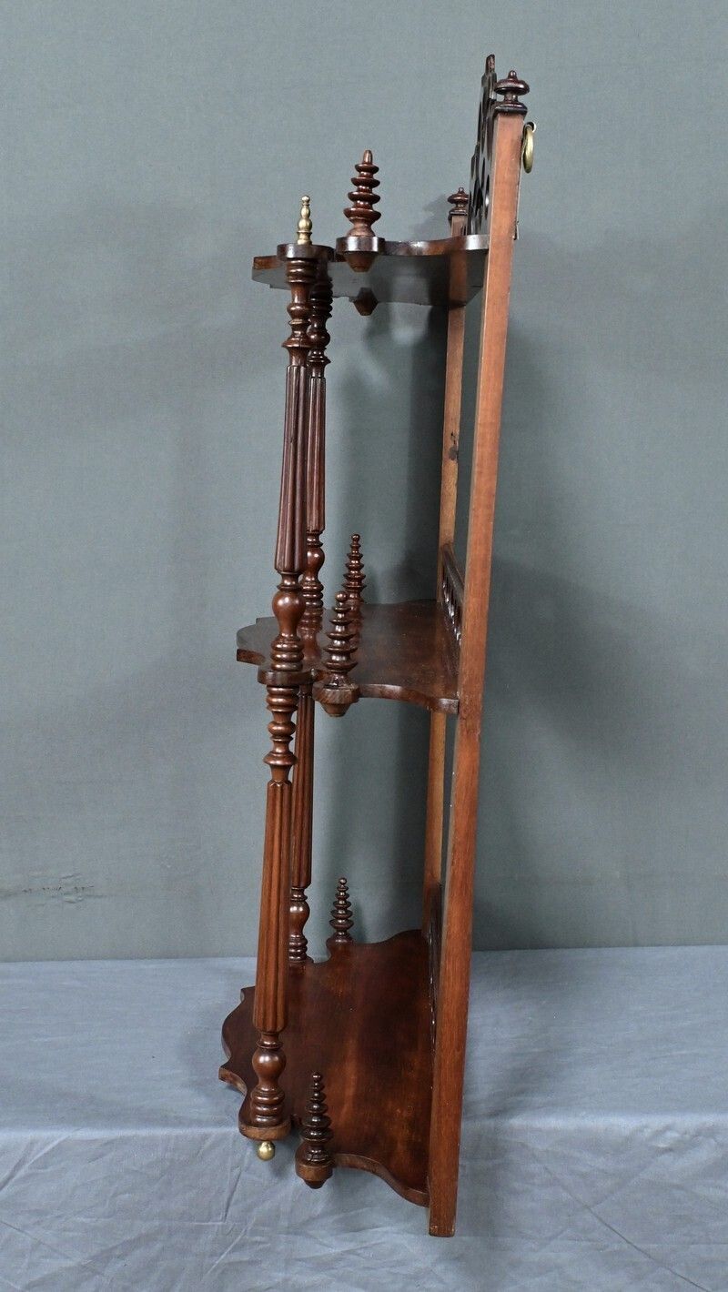 Furniture Mahogany Wall Shelf, Louis Philippe Period – Mid 19th Century photo