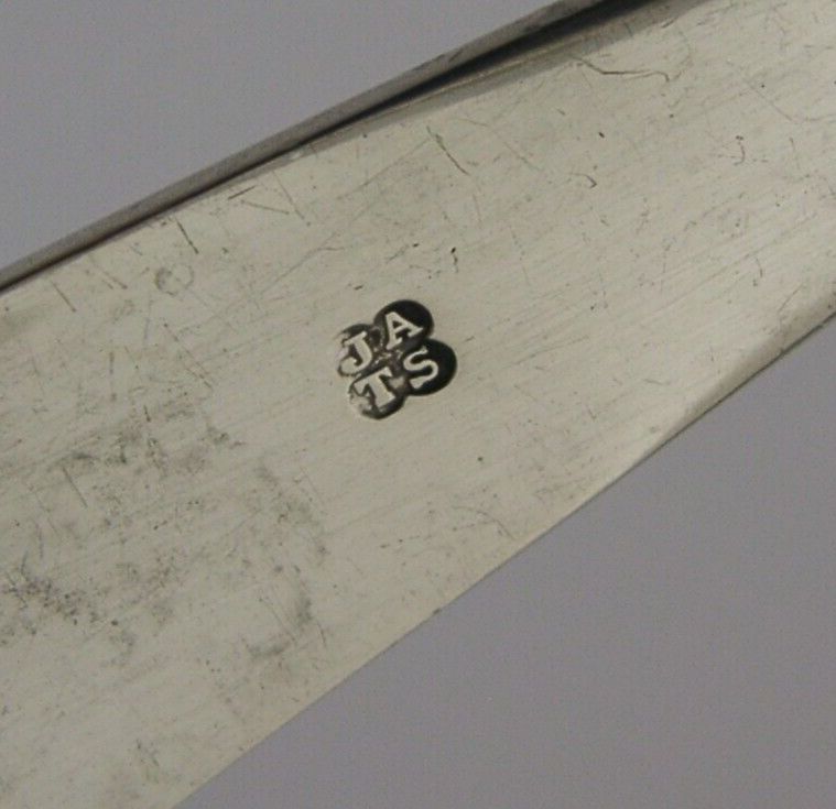 Victorian Walker Family Crested Sterling Silver Serving Tongs 1885 Antique 160g photo vintage