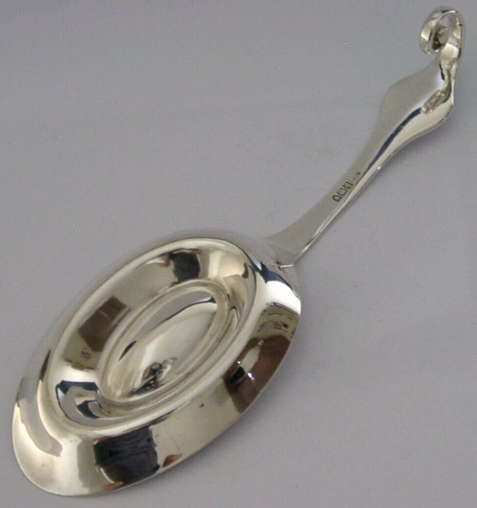 Rare Yetsworth Family Crested Sterling Silver Spoon Warmer 1907 Antique 274g photo buy