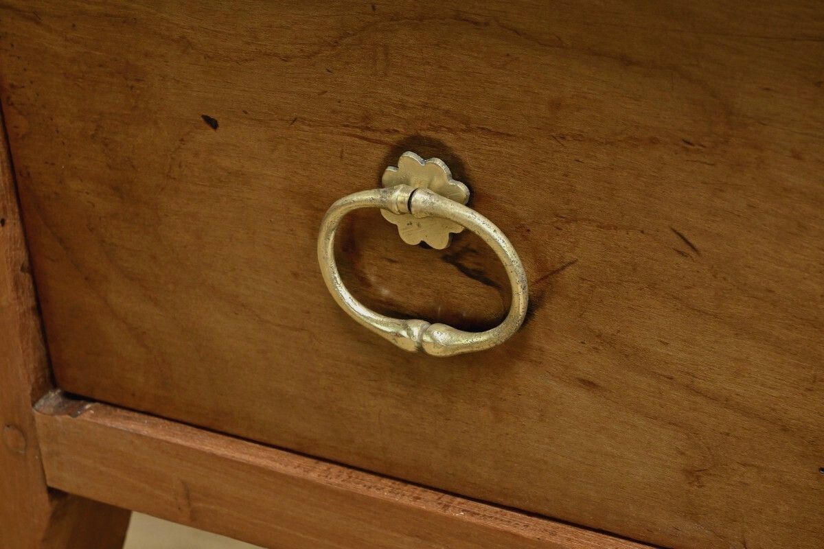 Cherrywood Desk Table, Louis XV Style – Part 2 Of The 19th Century photo vintage