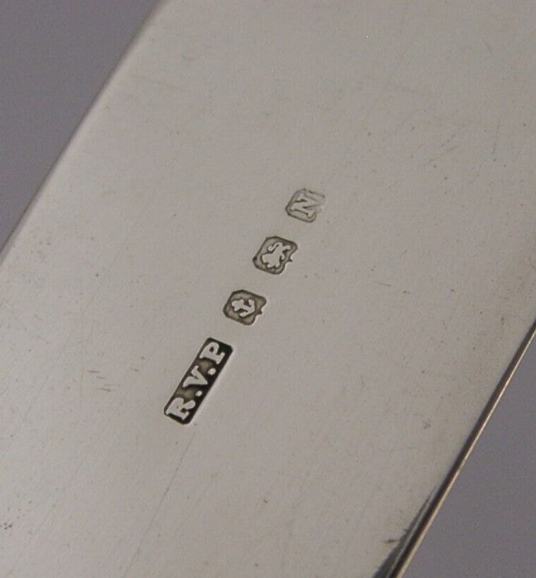 Sterling Silver Enamel New Oxford Bham House Desk Envelope Opener 1937 photo 150.0