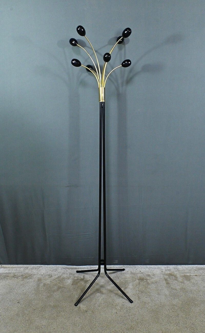 Coat Rack In Lacquered Metal  Italian Design – 1960