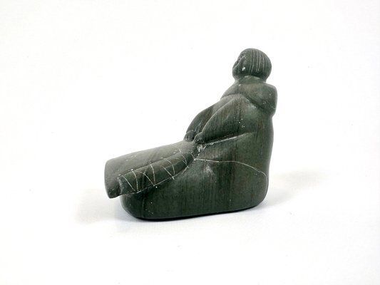 Canadian Inuit Woman Sculpture, 1960s photo furniture