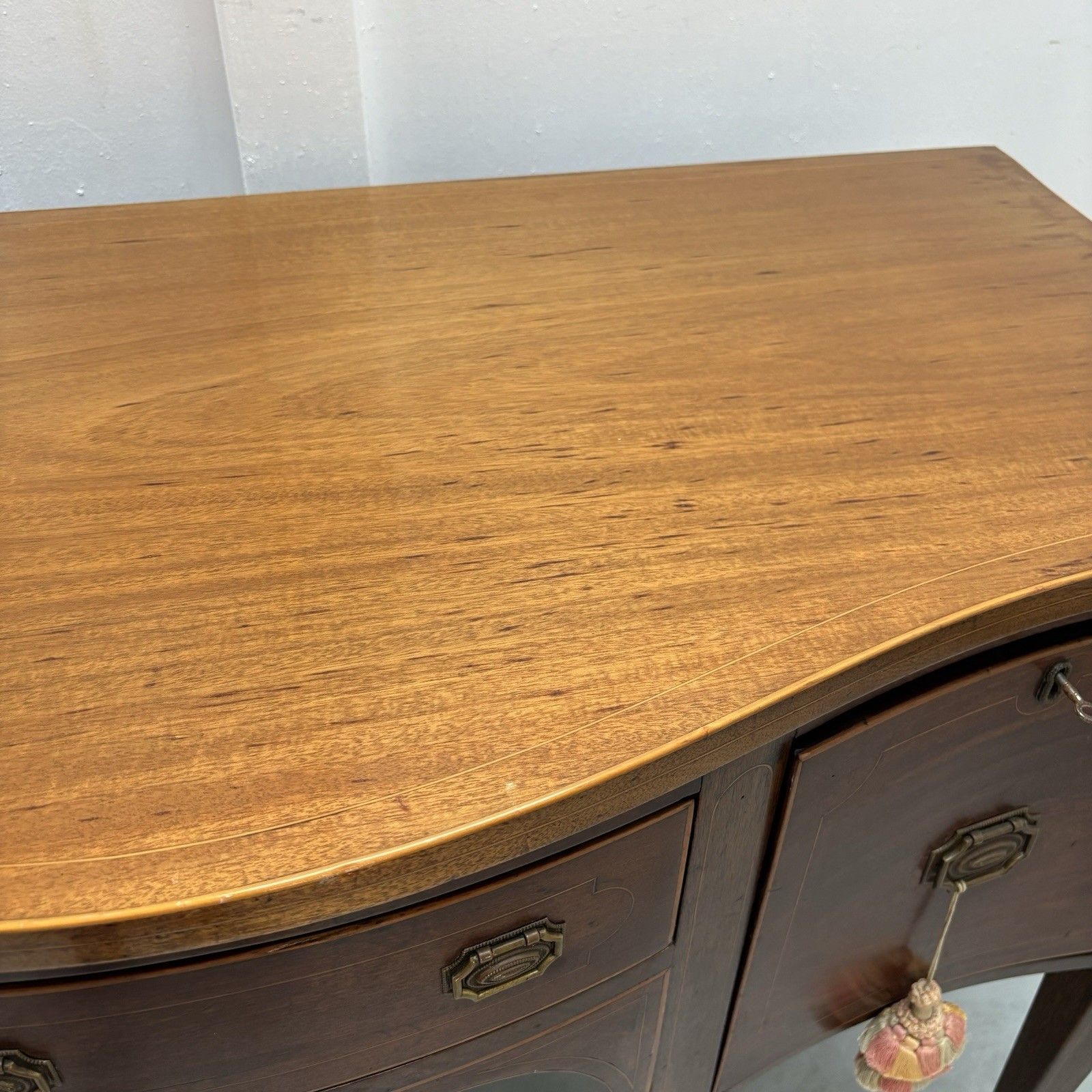 photo buy Georgian Mahogany Serpentine Front Sideboard